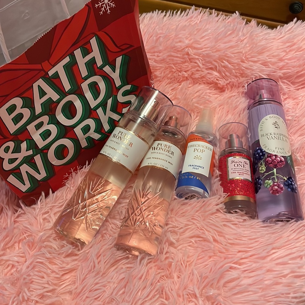 bath & body works fragrance mist bundle! $66 value!